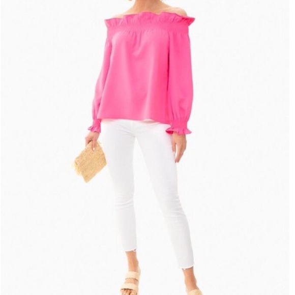 Tuckernuck Marguerite Off-Shoulder Blouse - Picture 2 of 2